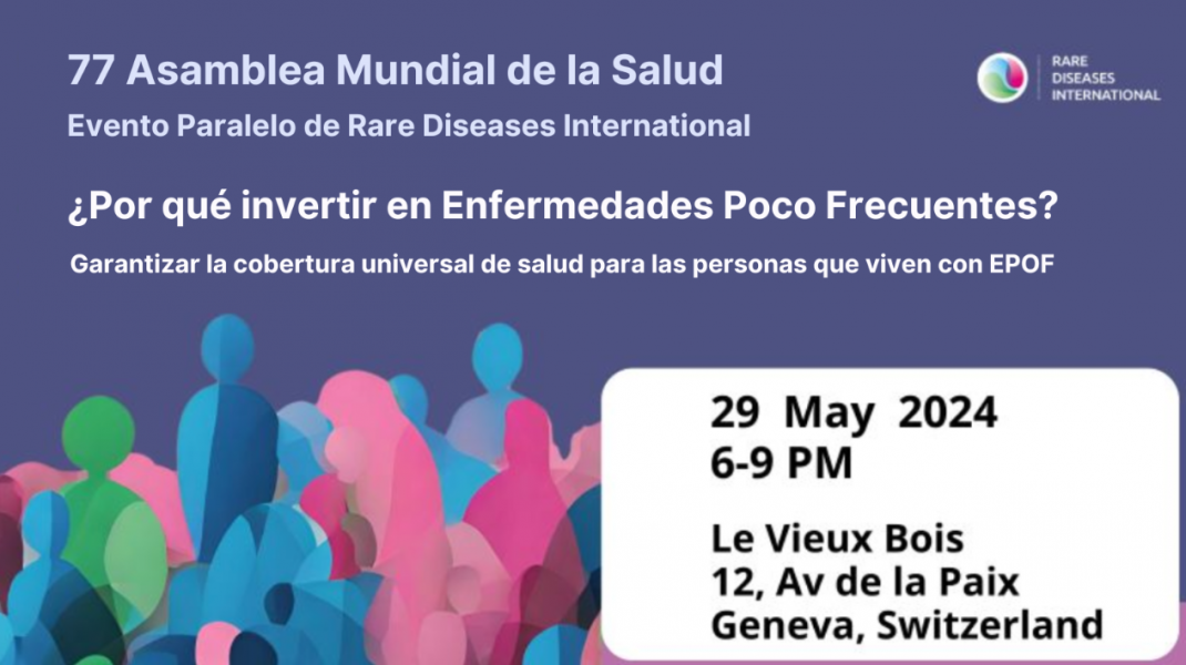 Participación de FADEPOF en el Evento de Enfermedades Poco Frecuentes en la Asamblea Mundial de la Salud: Un paso crucial hacia la Equidad en Salud